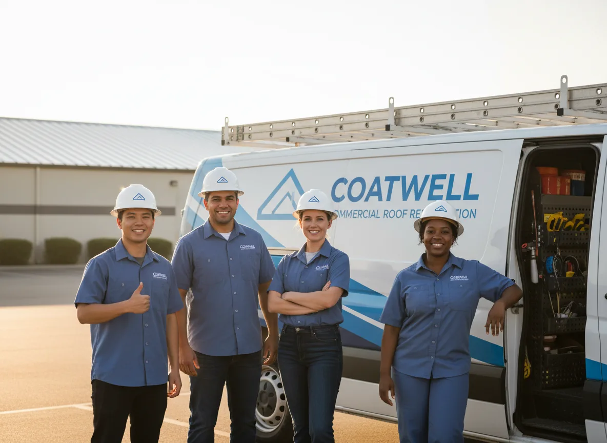 Commercial roof coating company in Chauncey, GA